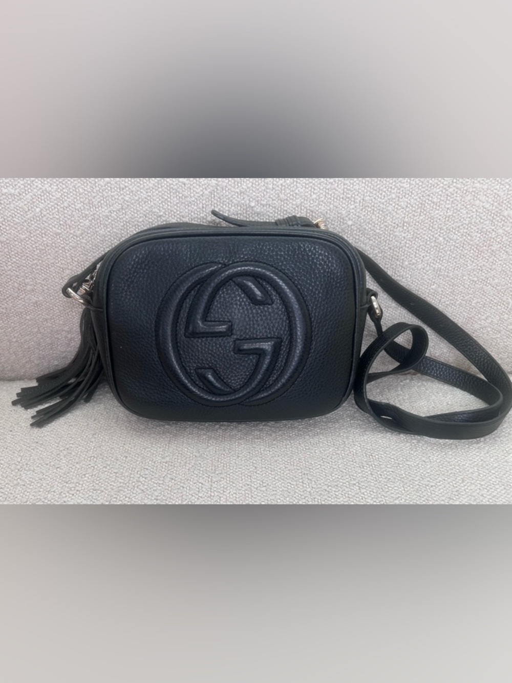 Gucci Black Soho Disco Crossbody Bag